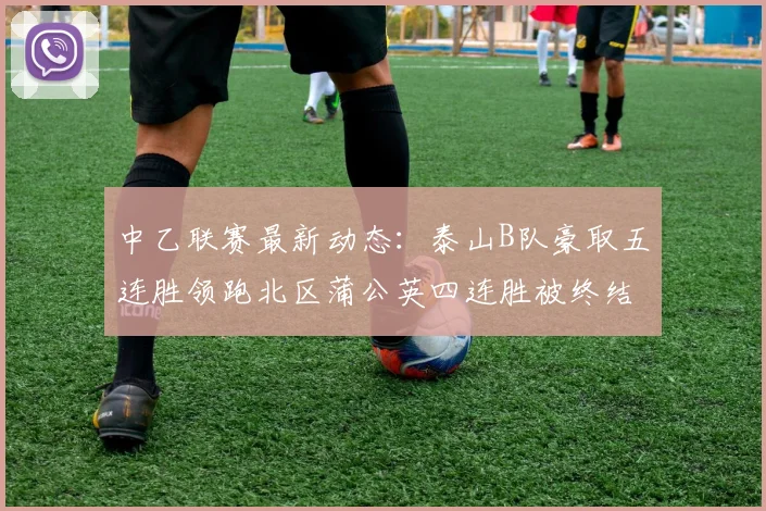 中乙联赛最新动态：泰山B队豪取五连胜领跑北区蒲公英四连胜被终结